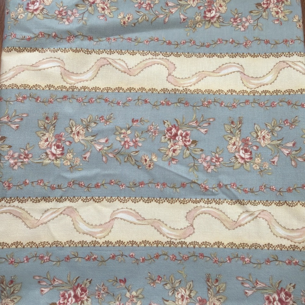 French Country 1 Yard Fabric Juliets Song By Anna Fisbkin Red Rooster 21650